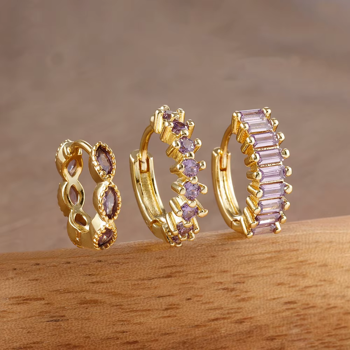 Lilac Earring Set