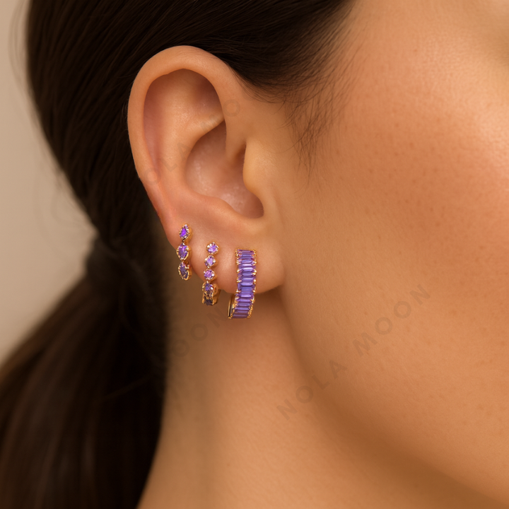 Lilac Earring Set