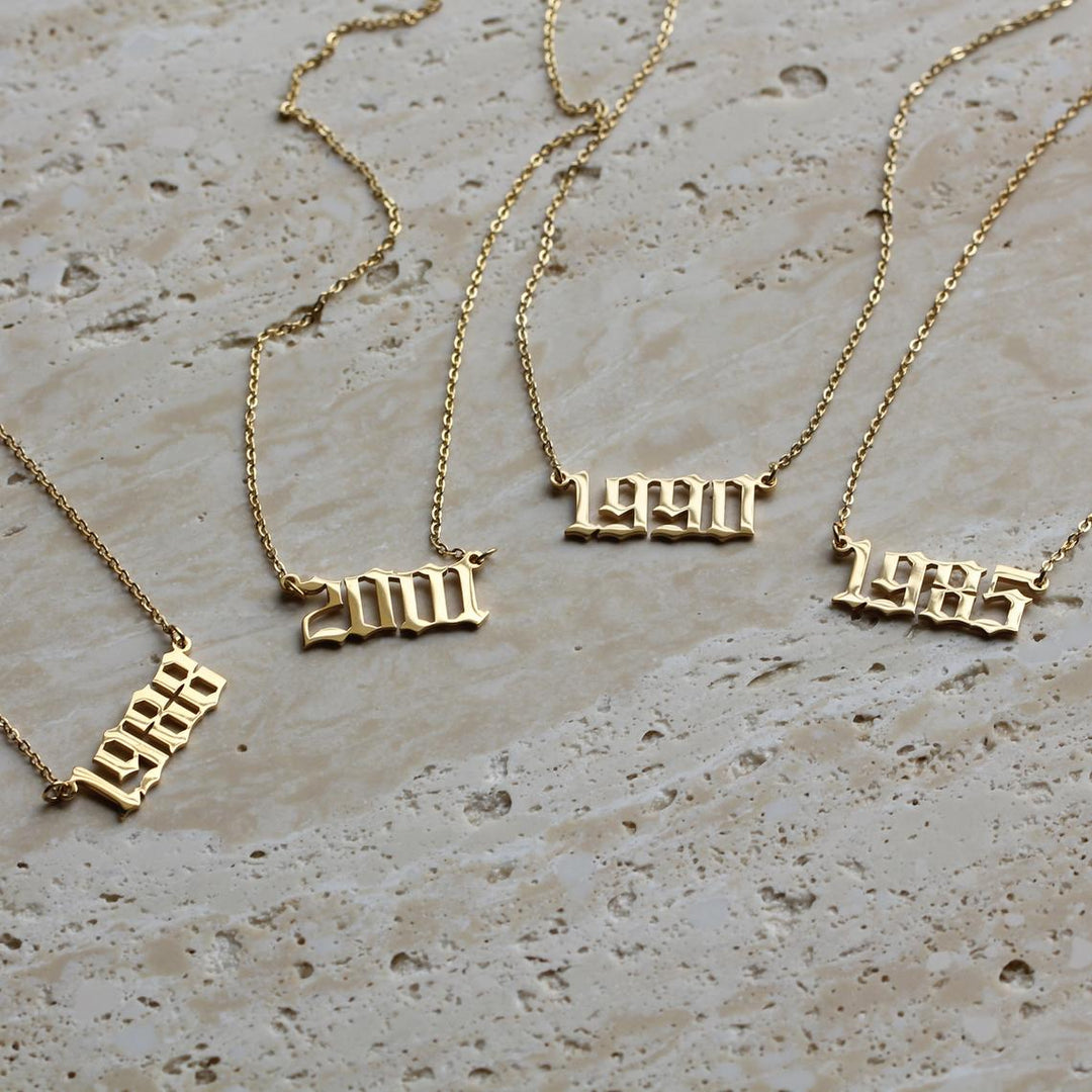 Talia Birth Year Necklace